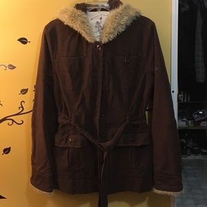 G1 outdoor faux fur utility jacket